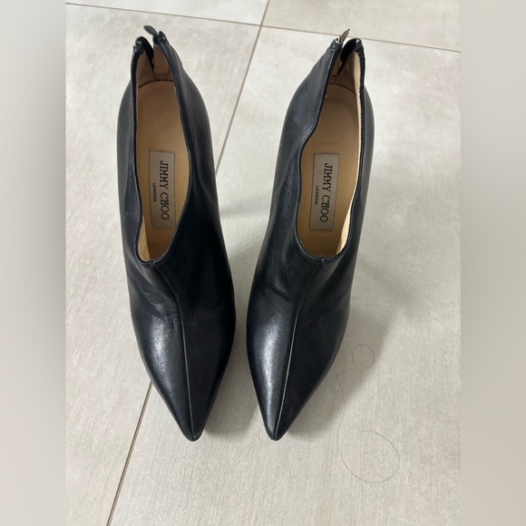 Jimmy Choo Black Leather booties - Picture 2 of 8